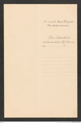 k.k. naturhistorisches Hofmuseum, Intendanzakten 1885-1896 (Hauer), Aktenzahl Z.20.c/1889, Seite 4